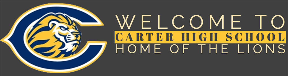 Welcome to Carter banner 2